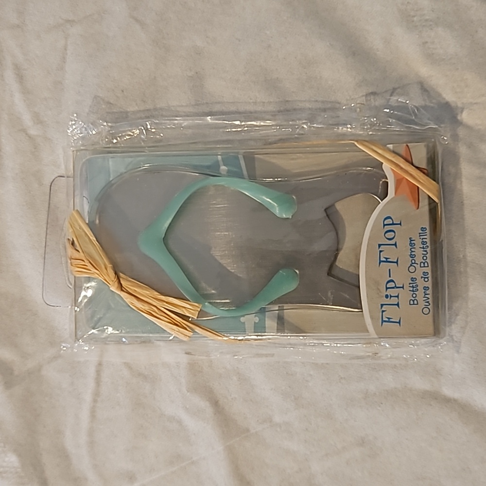 Flip-flop bottle opener